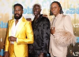 Colman Domingo, Jeremy O. Harris, and Moses Sumney at an event for Zola (2020)