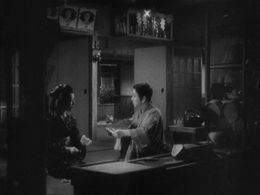 Shôtarô Hanayagi and Kakuko Mori in The Story of the Last Chrysanthemum (1939)