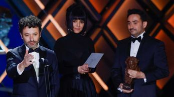 Mitra Farahani, J.A. Bayona, and Rodrigo Sorogoyen in 37 premios Goya (2023)