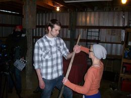 Brandon Anthony as Mark and Andi Norris as Caitlin in The Invoking.