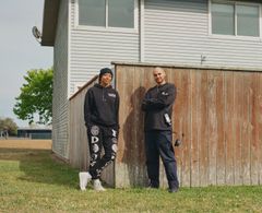 Savanah Leaf & Jody Lee Lipes on the set of Earth Mama