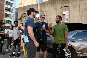 Ricky Staub, Caleb McLaughlin, and Jharrel Jerome