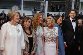 Cannes_Midge Costin, Bobette Buster, Karen Johnson, RoAnn Costin, Sandra Chandler, David J. Turner