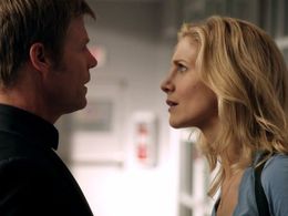 Joel Gretsch and Elizabeth Mitchell in V (2009)