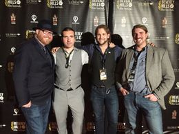 Producer D.K. Johnston, Composer Nik Sharshak, Co-Producer/Talent Bradford James Jackson, and Director Levi A. Taylor at