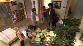 Ahn Suk-hwan, Park Ji-bin, Lee Min-Ho, and Ku Hye-Sun in Boys Over Flowers (2009)