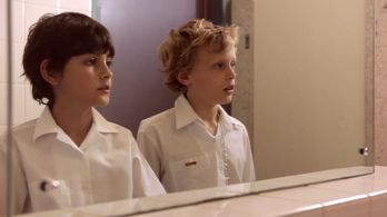 Alex Chorley and Zac Ynfante in The Law (2011)