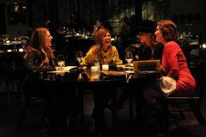 Sonja Morgan, Luann de Lesseps, Heather Thomson, and Carole Radziwill in The Real Housewives of New York City (2008)