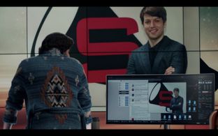 Christian DeMarais and Adam Goldberg in 