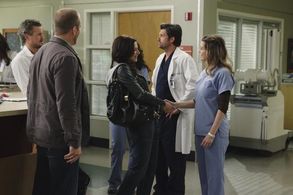 Patrick Dempsey, Eric Dane, Ellen Pompeo, Caterina Scorsone, and Sean Carrigan in Grey's Anatomy (2005)