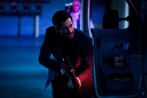 Michael Bay, Jake Gyllenhaal, and Danny Sharp in Ambulance (2022)