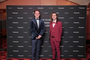 Aaron Vanderkley and Clayton Orgles at the Lumix 72 Hour Filmmaking Challenge Premiere in Sydney, NSW, AU (2023-09-12)