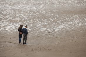 Jodhi May and Jordan Bolger in Scarborough (2018)