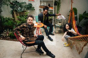 Toni Garrido, Gita Delavy, and Felipe Simas