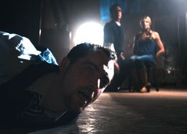 Andrea Bogart, Brett Simmons, and Sean Naughton in The Action Hero's Guide to Saving Lives (2009)