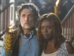 Shamika Cotton and Chris Sarandon in Frank the Bastard (2013)
