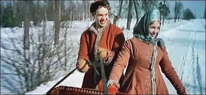 Grenada Mnatsakanova and Aleksandr Potapov in Krepostnaya aktrisa (1963)
