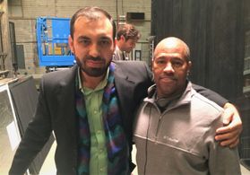 Still of Mustafa Haidari, Eric Laneuville (director) & Matthew Del Negro