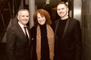 Paul Reid , Chief Executive Fingal County Council , Cass Warner president of Warner Sisters , David Gilna