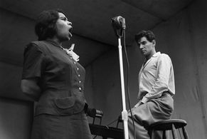 Leonard Bernstein and Marian Anderson