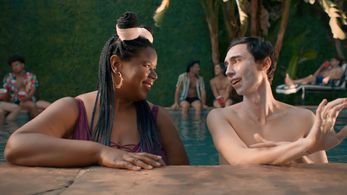 Liz Jenkins and Christopher Matias Aguila in Hotter Up Close (2022)