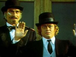 Nikolay Karachentsov and Kakhi Kavsadze in Koroli i kapusta (1970)