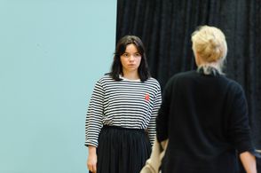 Zoe Terakes and Marta Dusseldorp in Melbourne Theatre Company's A DOLL'S HOUSE PART 2.