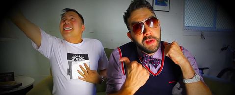 Jonny McGovern and Nico Santos in Jonny McGovern: Sexy Nerd (2011)