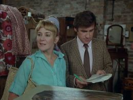 Barbara Ewing and Ray Lonnen in Hammer House of Horror (1980)