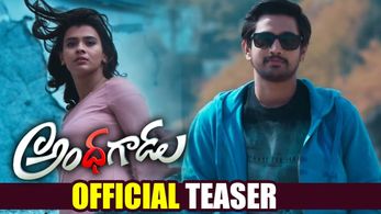 Raj Tarun and Hebah Patel in Andhhagadu (2017)