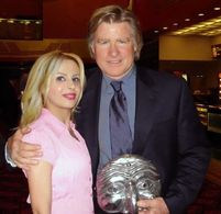 Actor Treat Williams and TV Personality Sabrina A. Parisi Backstage Photo
