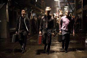 Jamie Foxx, Hinton Battle, and Keith D. Robinson in Dreamgirls (2006)