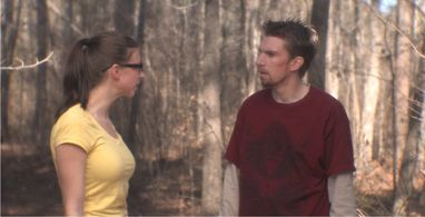 Still of Devlin Wilder and Stephanie Lomenick in The Man in the Maze (2011)