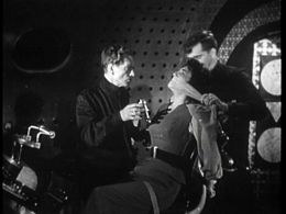 Irene Champlin, Ralph Winkler, and Michael Boyle in Flash Gordon (1954)