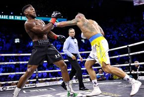 Anthony Joshua and Oleksandr Usyk in Sky Sports World Championship Boxing: WBA, WBO & IBF Heavyweight Titles: Oleksandr 