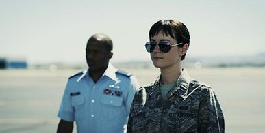 Alexander Robinson and Amber Stonebraker in Origin: Beyond the Impact