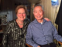 George Takei and Abby Ginzberg
