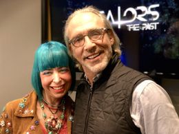 Eleonora Fani and Luca Ward (voice of Lord Kal - CREATORS The Past - Italian version)