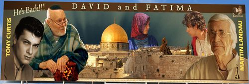 Tony Curtis, Martin Landau, Cameron Van Hoy, and Danielle Duval in David & Fatima (2008)