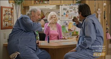 Beth Broderick, M.C. Gainey, and George Lopez in Lopez (2016)