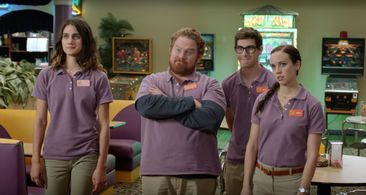 Casey Webb, Noah Grossman, Cat Alter, and Jade Martz in Part Timers (2016)