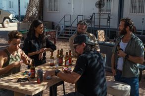 Zoe Saldana, Jill Wagner, James Jordan, Austin Hébert, and Jonah Wharton in Special Ops: Lioness (2023)