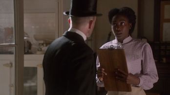 Jason Jazrawy and Mouna Traoré in Murdoch Mysteries (2008)