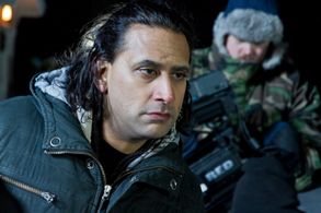 Marcus Massey on set in Bunny The Killer Thing