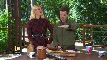 Declan Donnelly and Holly Willoughby in I'm a Celebrity, Get Me Out of Here! (2002)