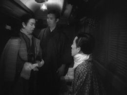 Shôtarô Hanayagi and Kôkichi Takada in The Story of the Last Chrysanthemum (1939)
