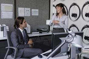 Abby Miller and Jason Ralph in The Magicians (2015)