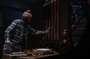 Brendan Fletcher and Kimi Alexander in The Deep Web (2023)