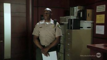 Kariem Marbury appearing in Murder in the First as Bailiff