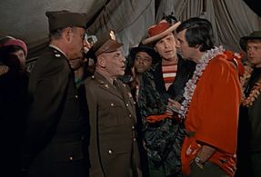 Alan Alda, George Morgan, Wayne Rogers, McLean Stevenson, and G. Wood in M*A*S*H (1972)